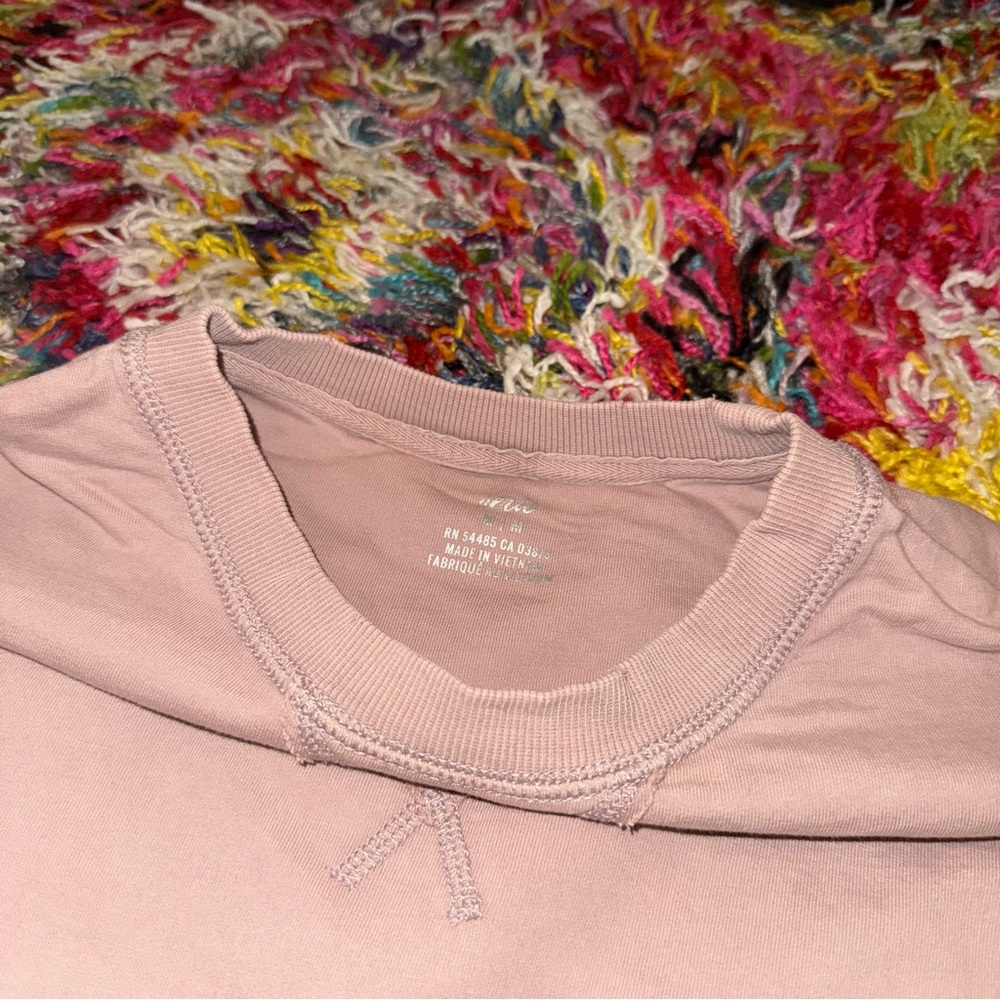 Aerie Mauve Long Sleeve Comfy Shirt - Picture 3 of 4